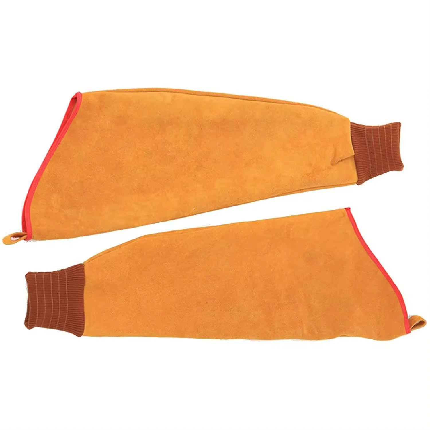 Cow Leather Welding Arm sleeves Anti Scalding Arm Covers Welder Protection High-temperature with cheap price