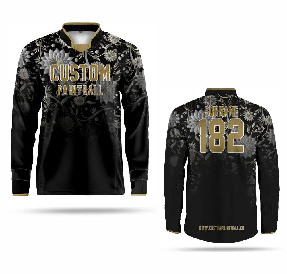 Sublimation Paintball Heat Press Sublimated Paintball Jersey Wholesales Custom Size Paintball jerseys