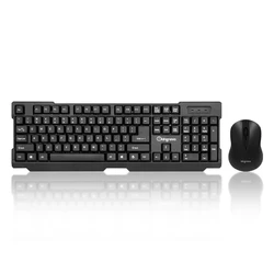 High quality 2.4Ghz keyboard and mouse combo laptop gaming gamer office OEM custom logo USB  wireless keyboard and mouse set