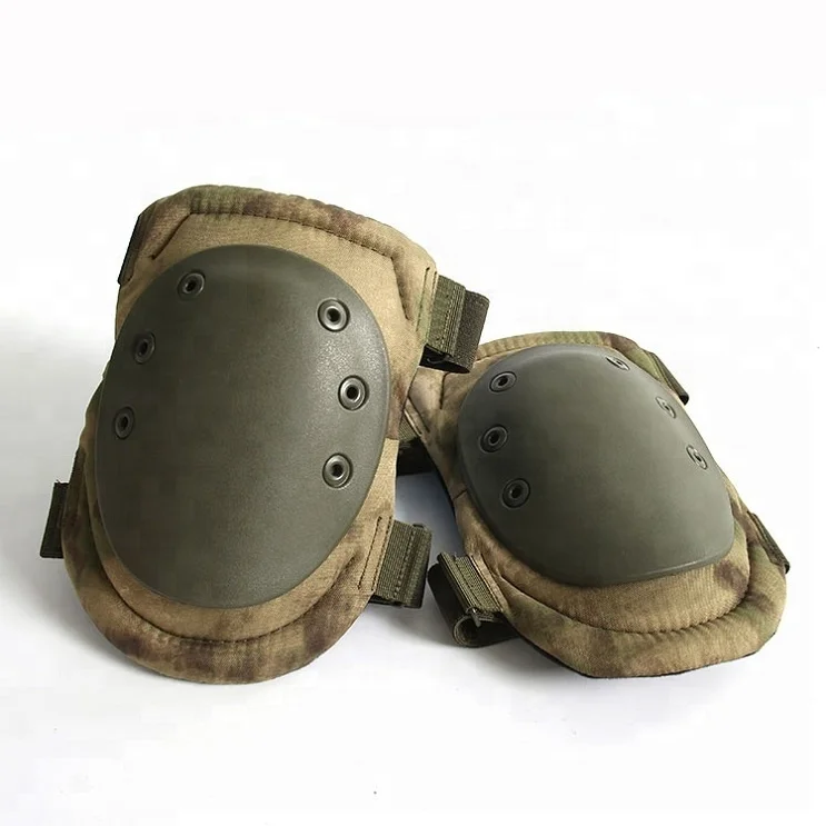 Camouflage Tactical Combat Knee Elbow Pad Shin Guard Airsoft Paintball Cycling Safety gear