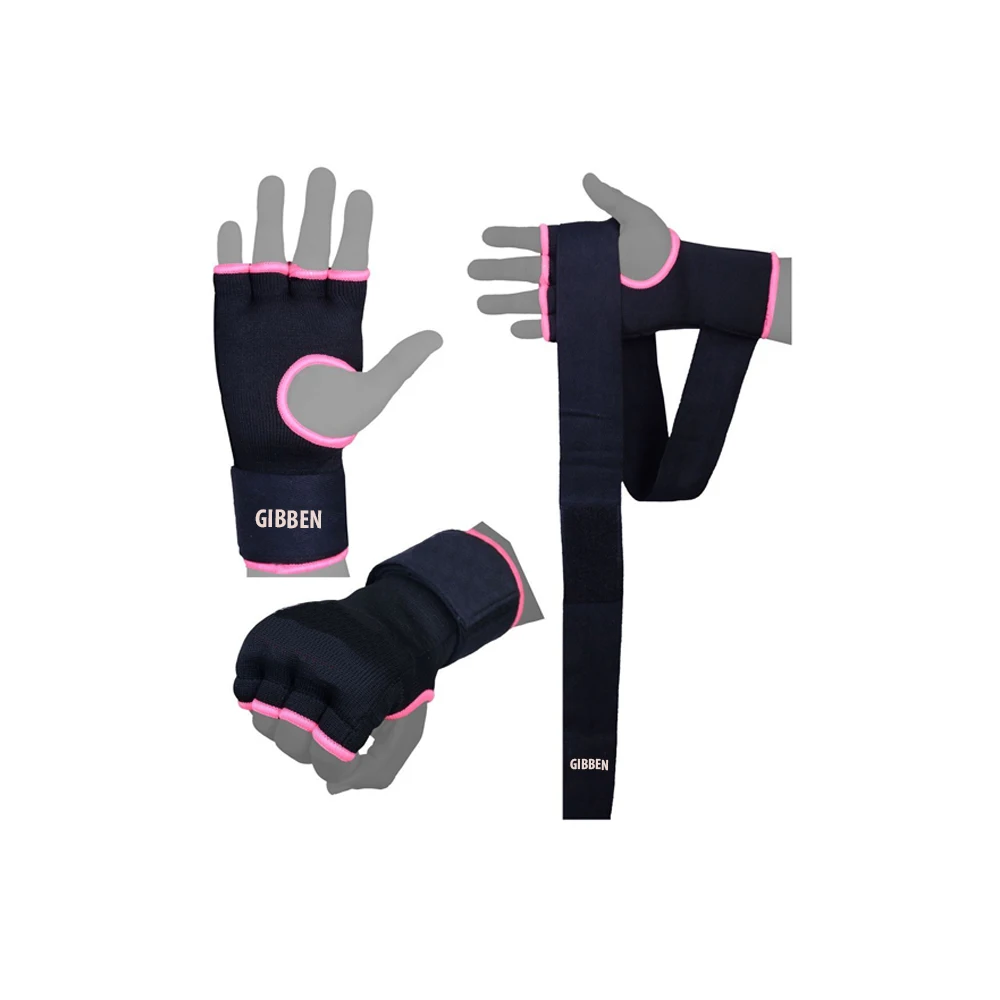 Custom Design Fitness Gym Boxing Inner Gel Padded Gloves Inner Taekwondo Boxing Elastic Hand Wraps Gel Padded