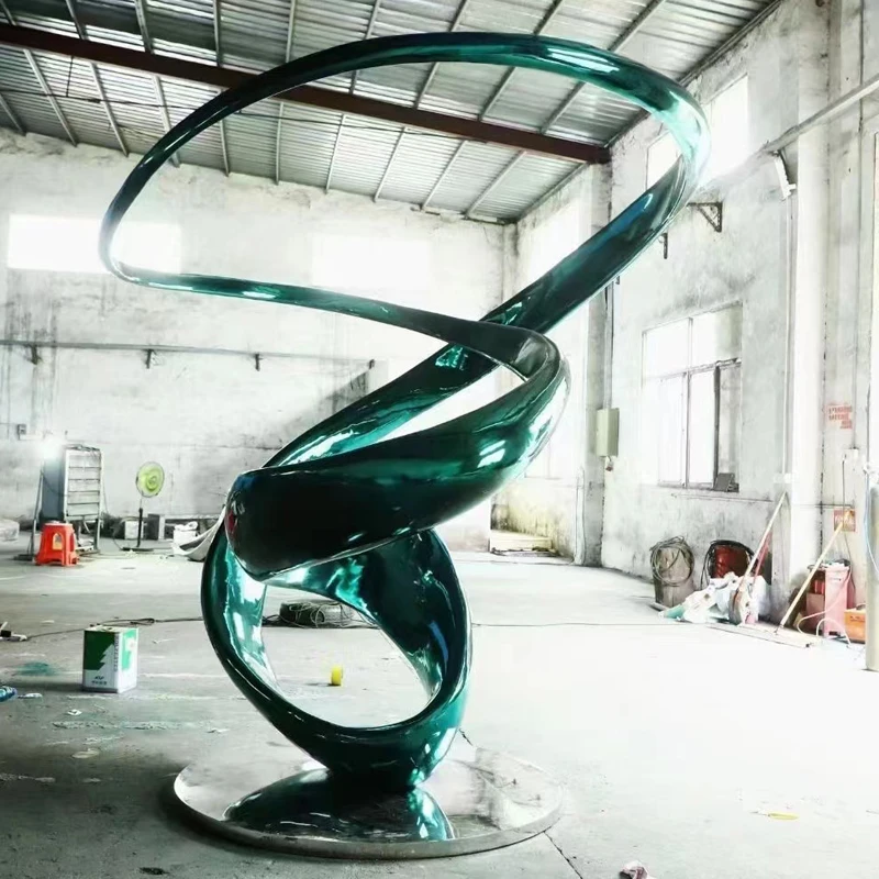 Hot Sales Art Sculptures Modern Metal Garden  stainless steel creative landscape sculpture