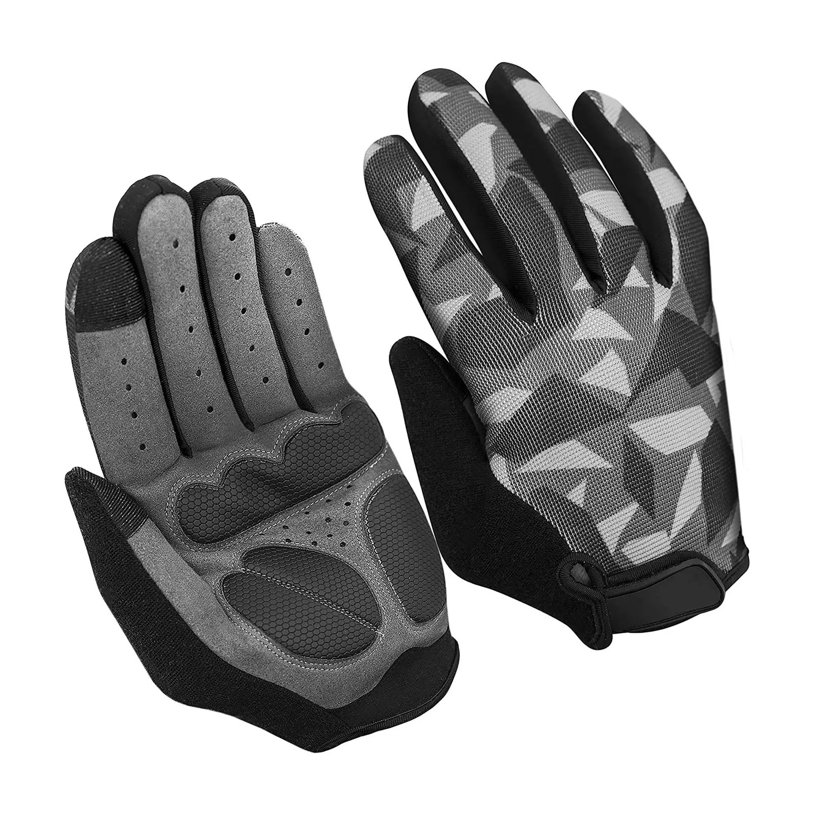 MTB Mountain Bike Full Finger Motorcycle Bicycle Gloves Breathable Summer Trailing Biking Down Road Gloves