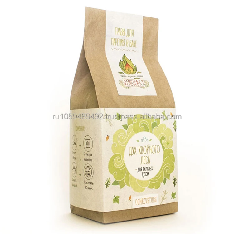 Aromatic sauna herb blends organic Siberian product great quality 0.2 kg bags sauna herbs for sale