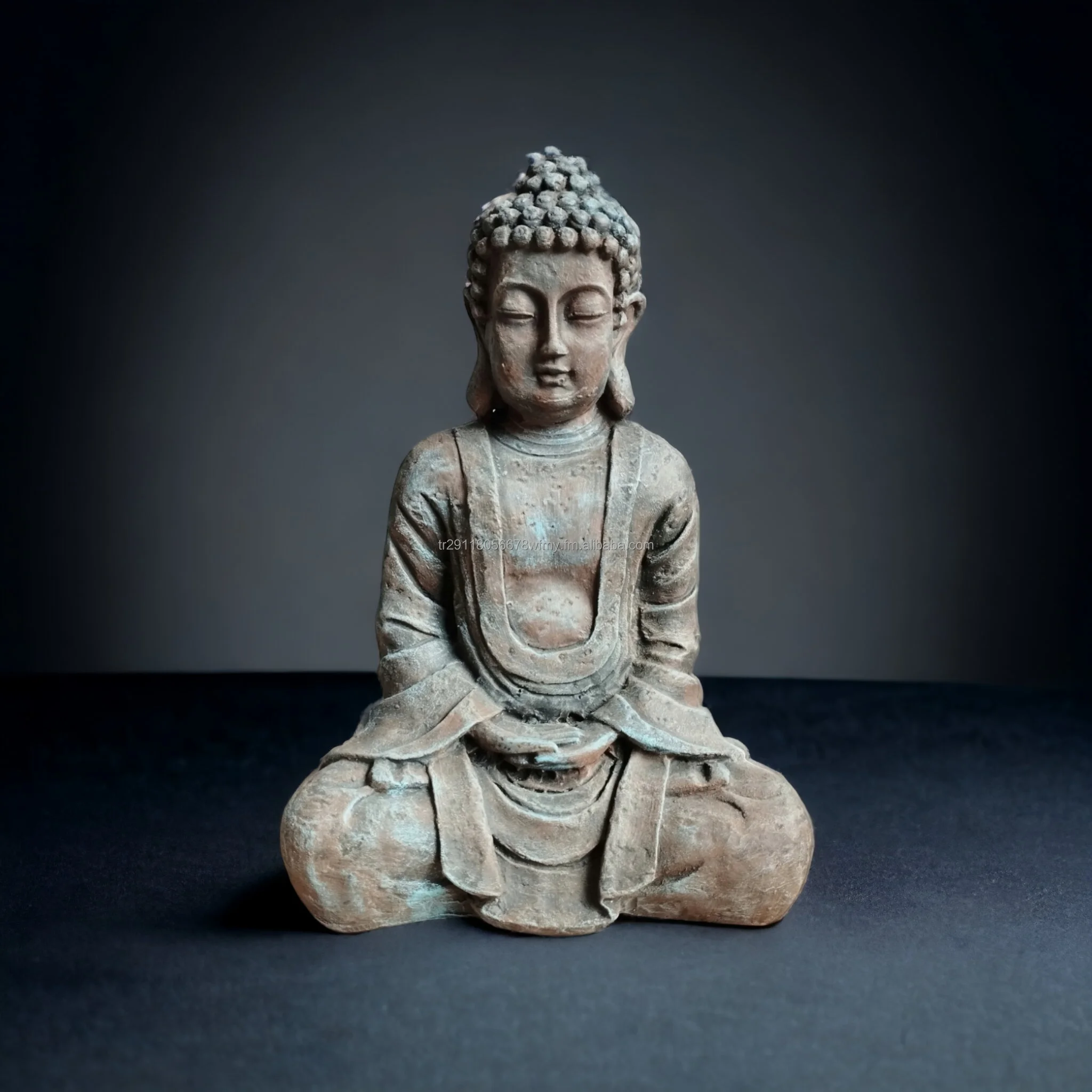 Best Seller Resin Buddha Figurine Home Garden Decoration Balcony Terrace Aesthetic Desk Decor Whosale Buddhist Monk
