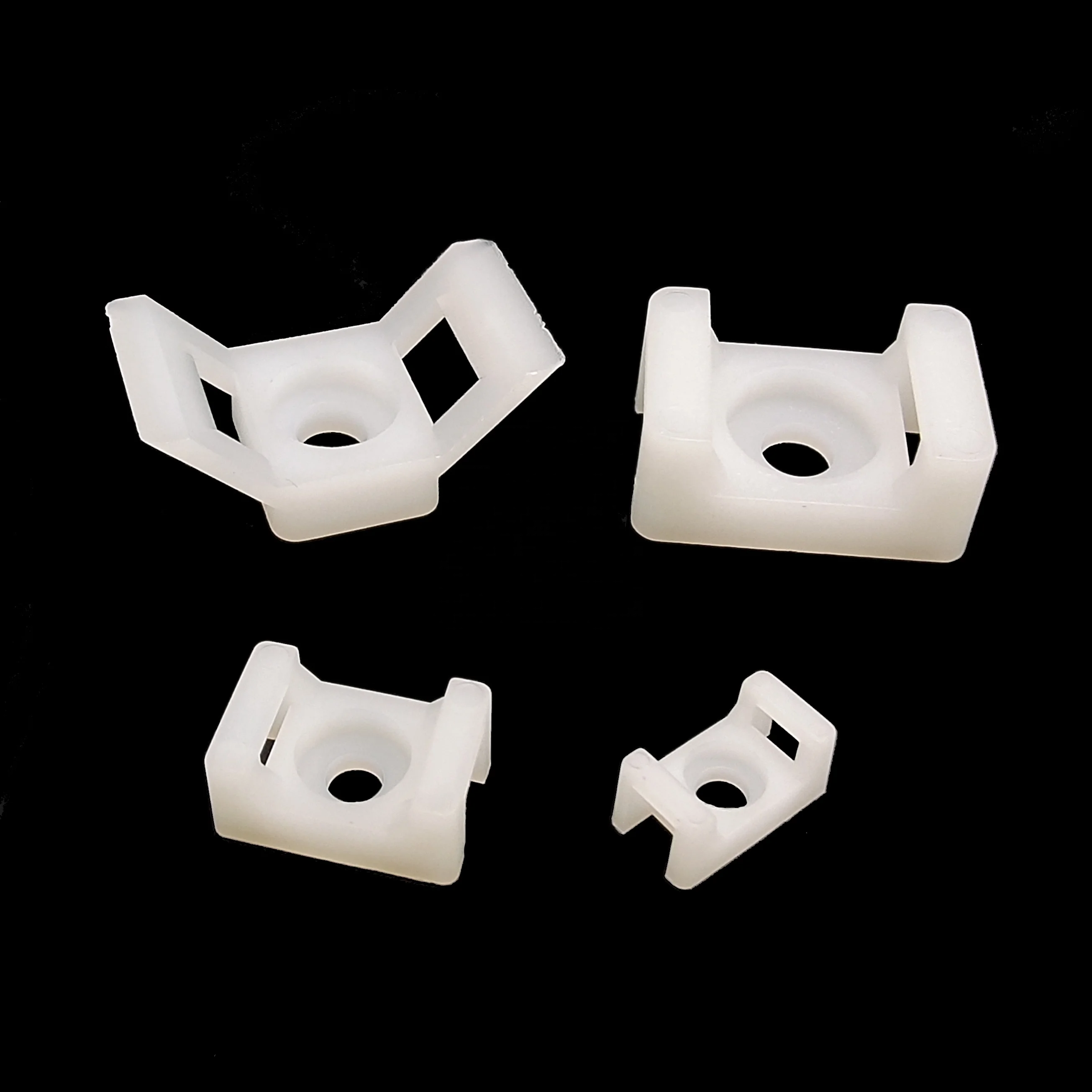 8-9mm hole Nylon Wall Plug Tie Mount Plastic Cable Tie Holders