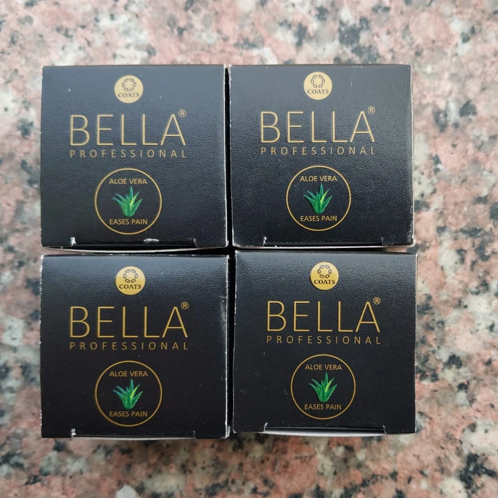 Bella Professional Aloe Vera 8 Spools Cotton Thread Eyebrow Mapping Moisturizing Sewing Thread with Pain-Reducing Properties