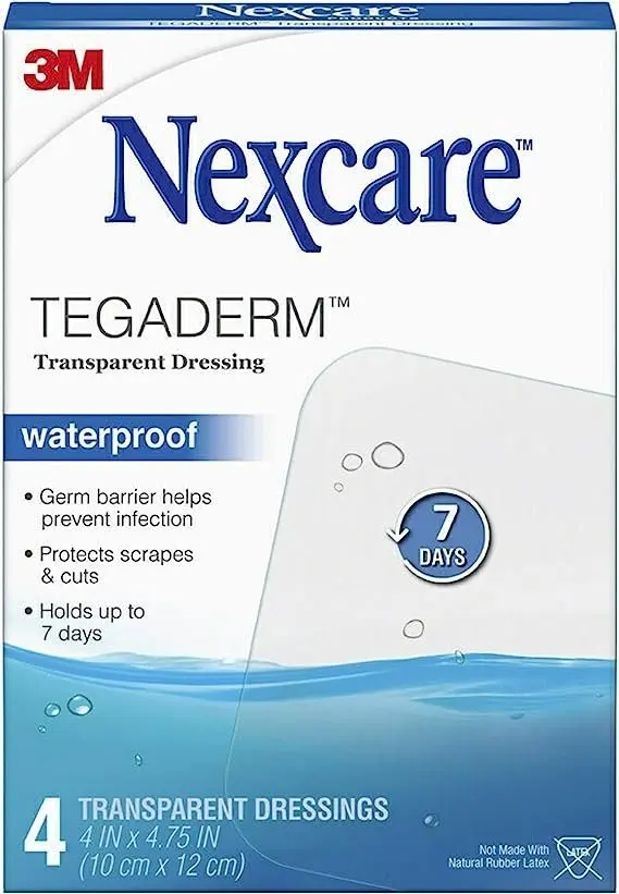 Nexcare Водонепроницаемая прозрачная повязка на рану H1626 для защиты открытых ран порезов использования в медицинских целях