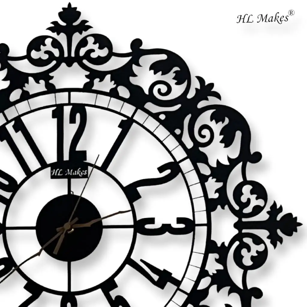 Roman Design Wall Clock 60cm Wall Clock Living Room Wall Clock