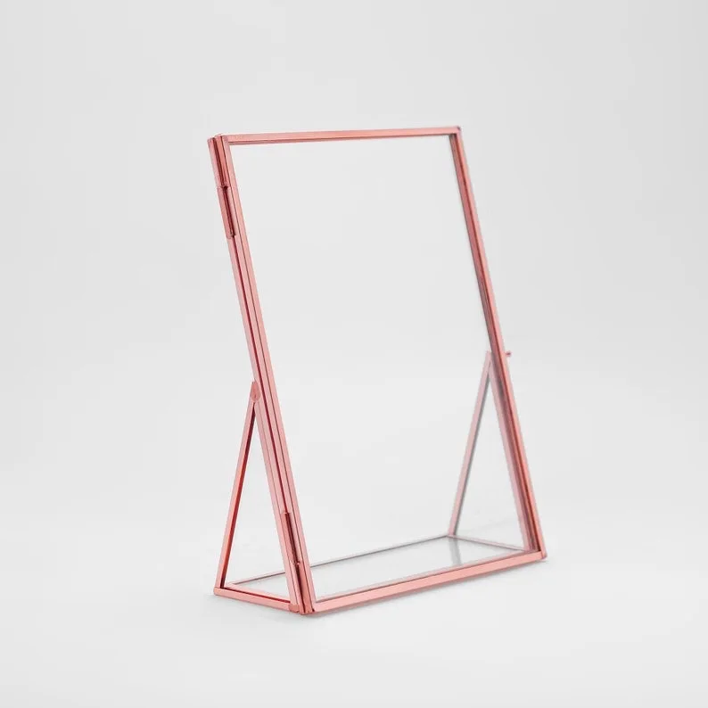 Customized Size Metal & Glass Picture Frame Brass Metal Photo Frame for Wall Hanging Available at Export Selling Price