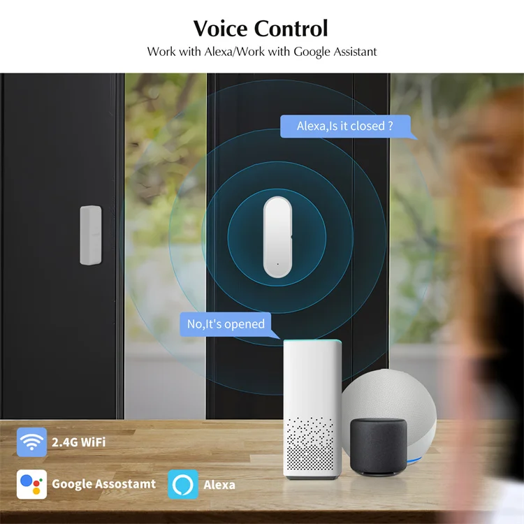 Newest Design Door Alarm System With Siren, Door And Window Security Alarm, Window Alarm Sensor