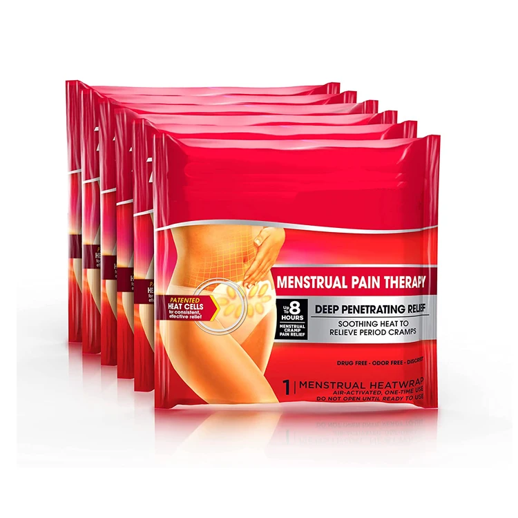 Hot Selling Wholesale Custom Cramps Menstrual Period Pain Relief Portable Heat Patch