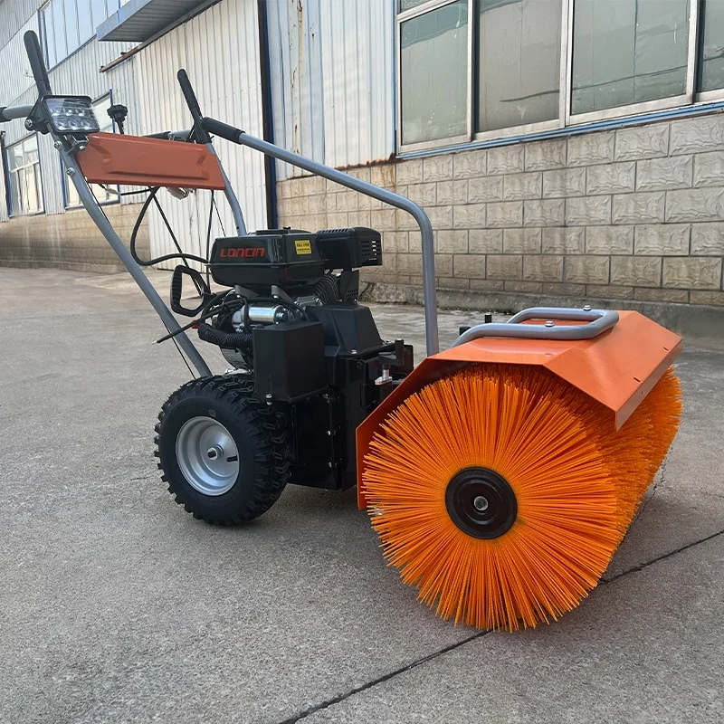 Gasoline snow thrower side walk sweepers gasoline engine for sale