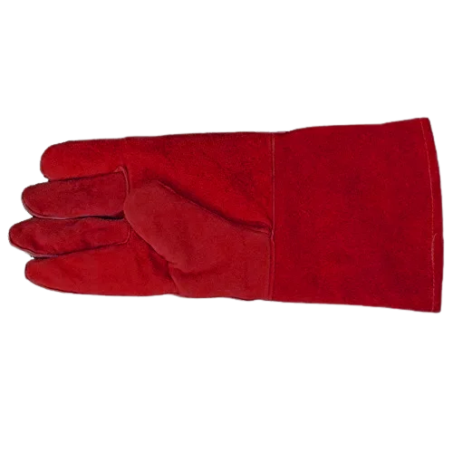 Personal Protective Equipment Safety Gloves Cowhide Leather Fire Fighter Welding Gloves with Aluminum Foil Heavy Duty Welding