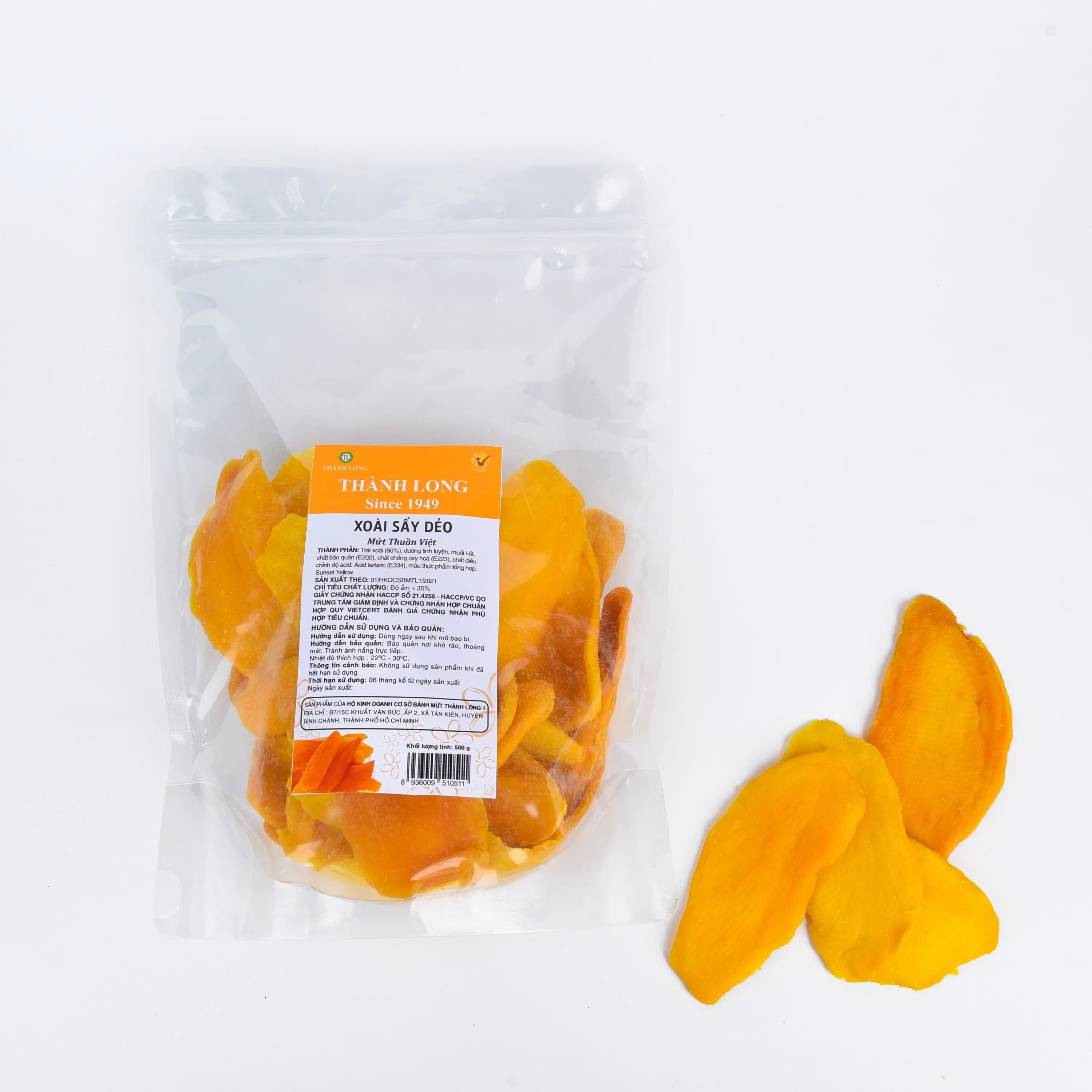 Soft Dried Mango Soft Dried HACCP High Quality 100% Fresh Fruits Fruits Organic Per OPP Bag OEM/ODM From Vietnam Manufacturer