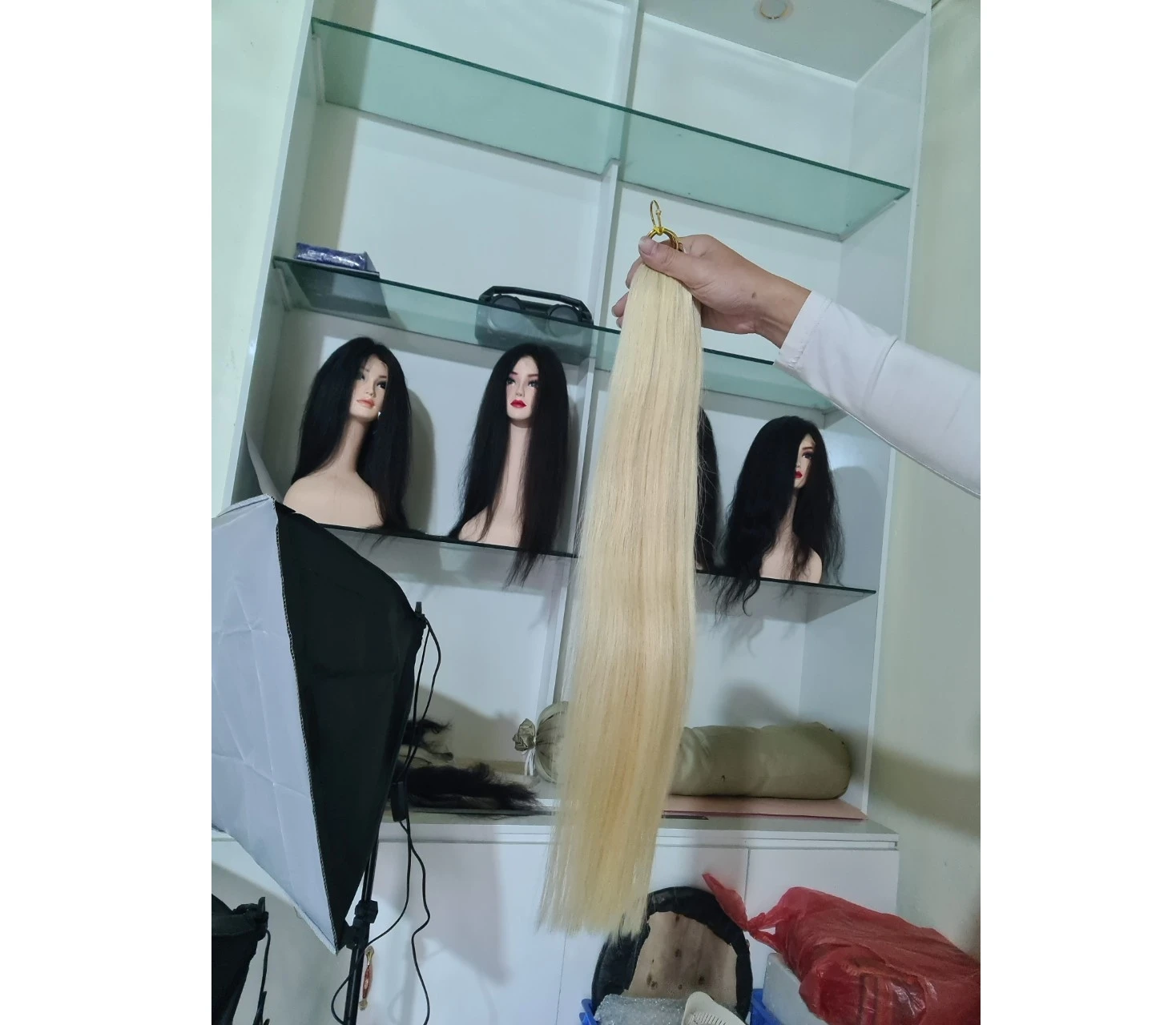 Human Straight hair extension products 100% human hair feather hair extension Vietnam High Quality raw vietnamese hair