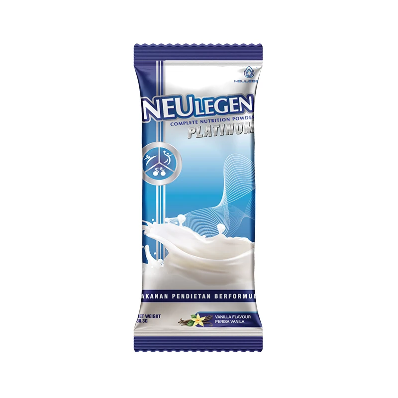 High Nutrition Platinum Complete Milk Powder 12 Sachets Per Box High in Calcium Suitable for All Adults
