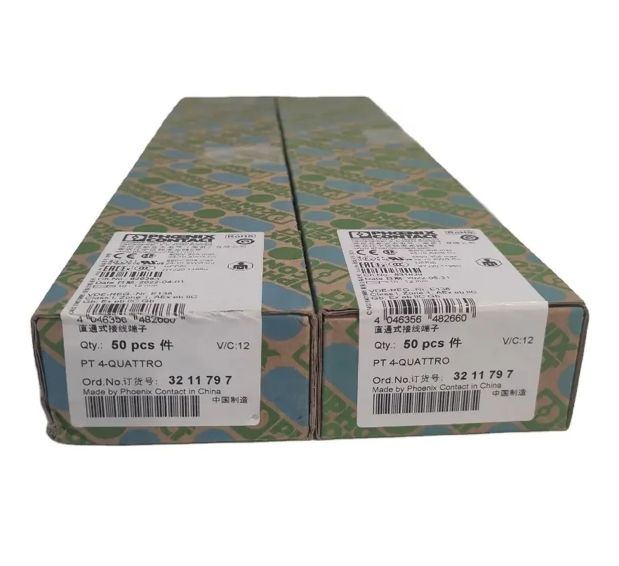 PT 4-QUATTRO Connectors Feed-through terminal block 3211797