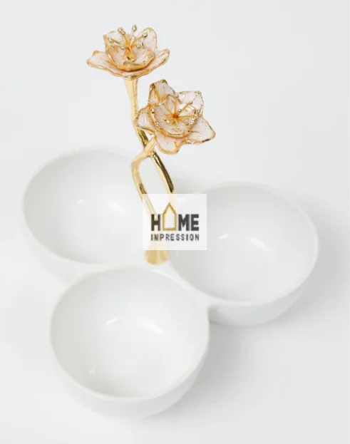 White & Gold Decorative Luxury Cake Stand Designer Handmade Fancy New Arrival Cake Stand