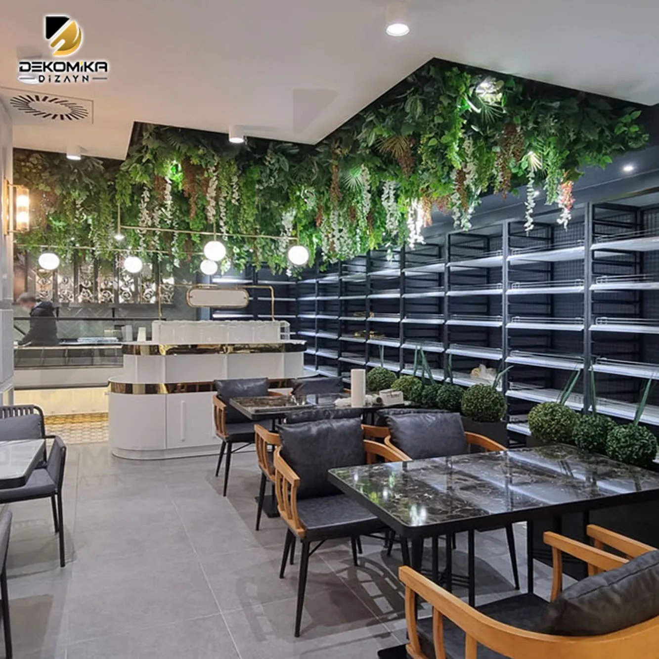 Flower Bed for Interior Design in Supermarkets, Charcuterie 4, Cafe & Restaurants | OEM High Quality Wood Design Best Price