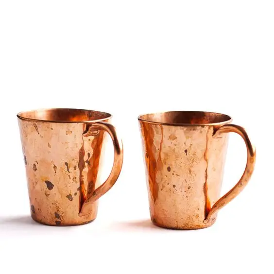 Handmade Luxury Mugs For Drinking Contemporary Modern Style Hotel Restaurant Dinning Mugs Vintage Style Decorative Copper Mugs