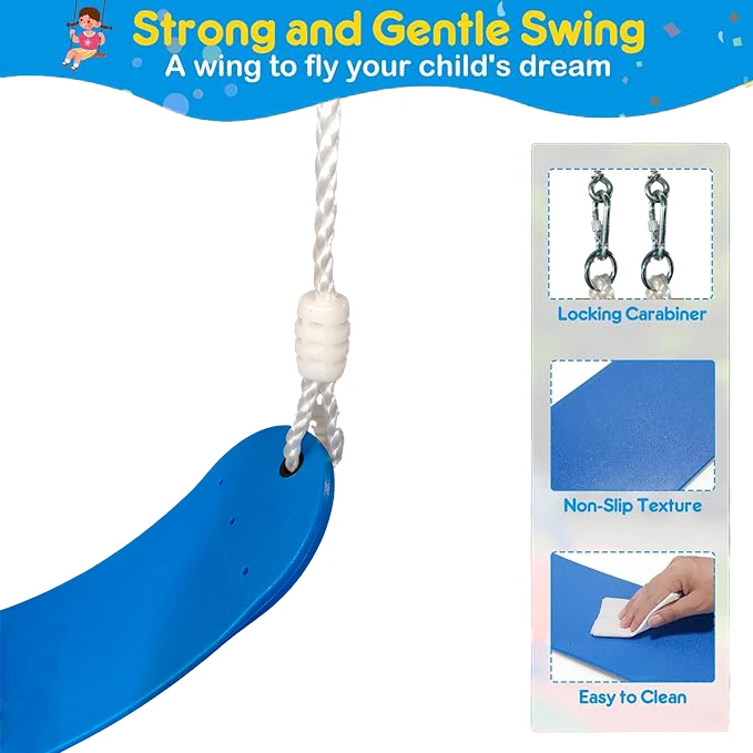 Metal Kids Swing Sets Playground Kids Garden Playground Two Functional Tree Swing Set For Children