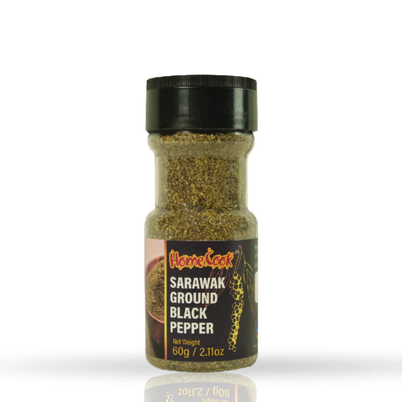 Best Quality Dried Black Pepper Powder Ground Black Pepper 60g For Chicken Chop Seasonings Western Style Style Condiments