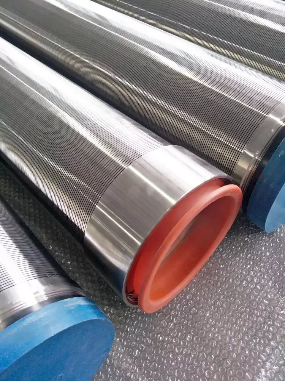 SS2205 SS2507 wedge wire round slotted johnson screen sea water oil well filter tube