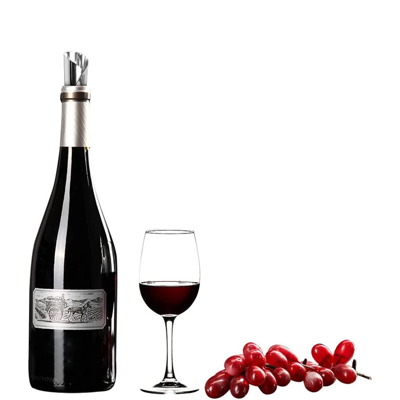 Aluminum Foil Silver Thin Reusable Wine Whisky Pourer Dropstopping Pour Disk Spout