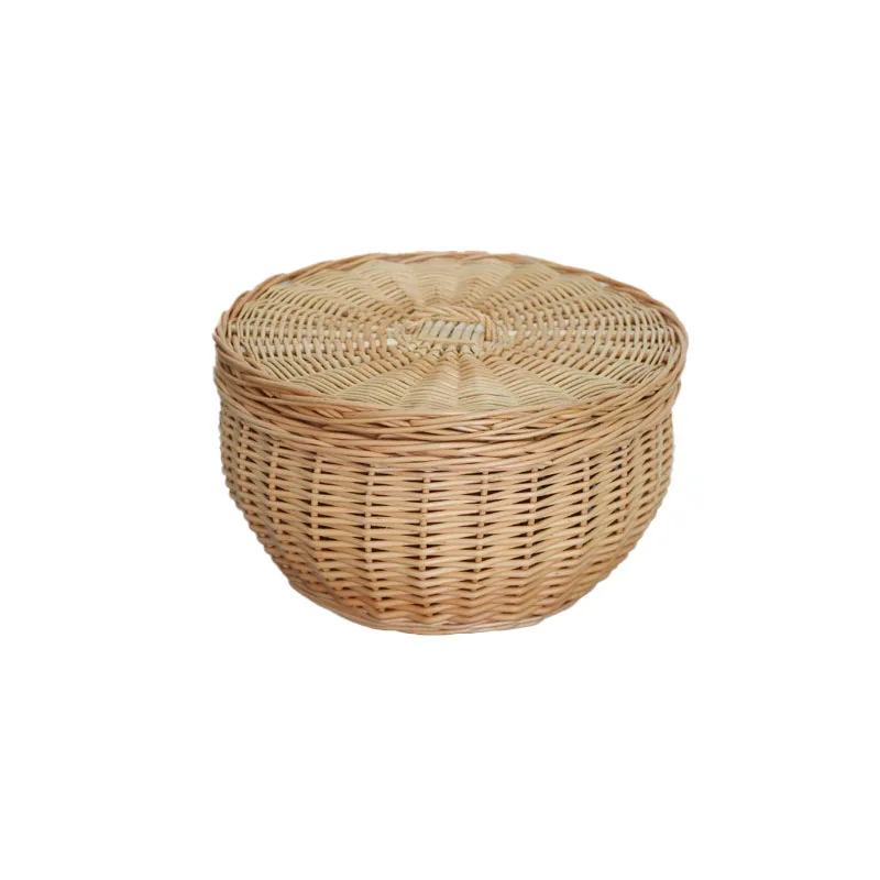 Buy Food Woven Plastic Rattan Wicker Storage Bread Fruit Vegetable Display Basket