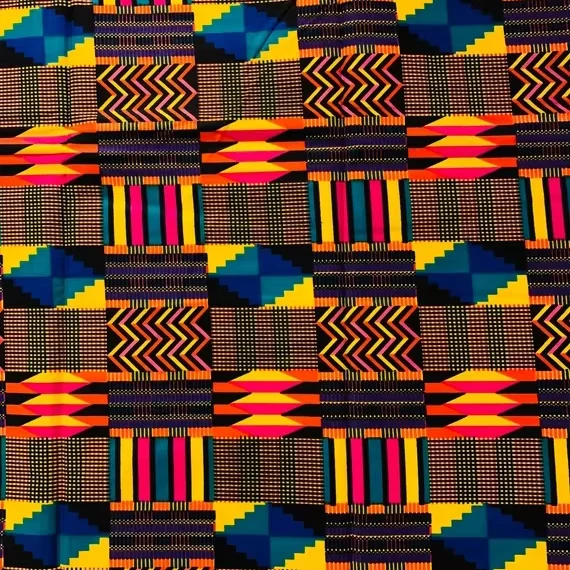Ткань Kente хлопковая африканская одежда с принтом от производителя