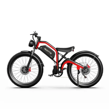 Electric Bike 48V 20AH 750W*2 Motors 26 Inch Fat Tire Electric Bikes Adults 7 Speed Up to 55km/h Now For Sale