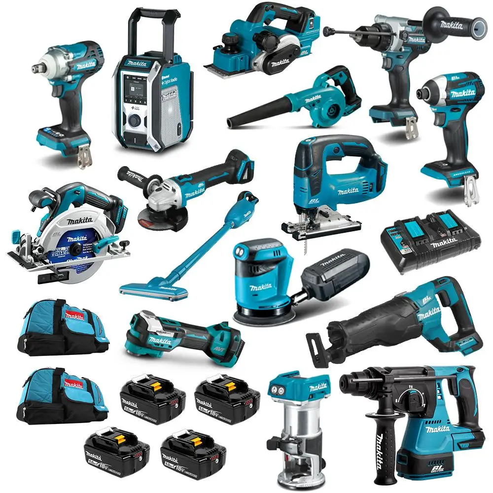 BEST SETS Makitas LXT1500 18-V Tools Set LXT Lithium-Ion 15Pcs Other Hydraulics Power Cordless Drill