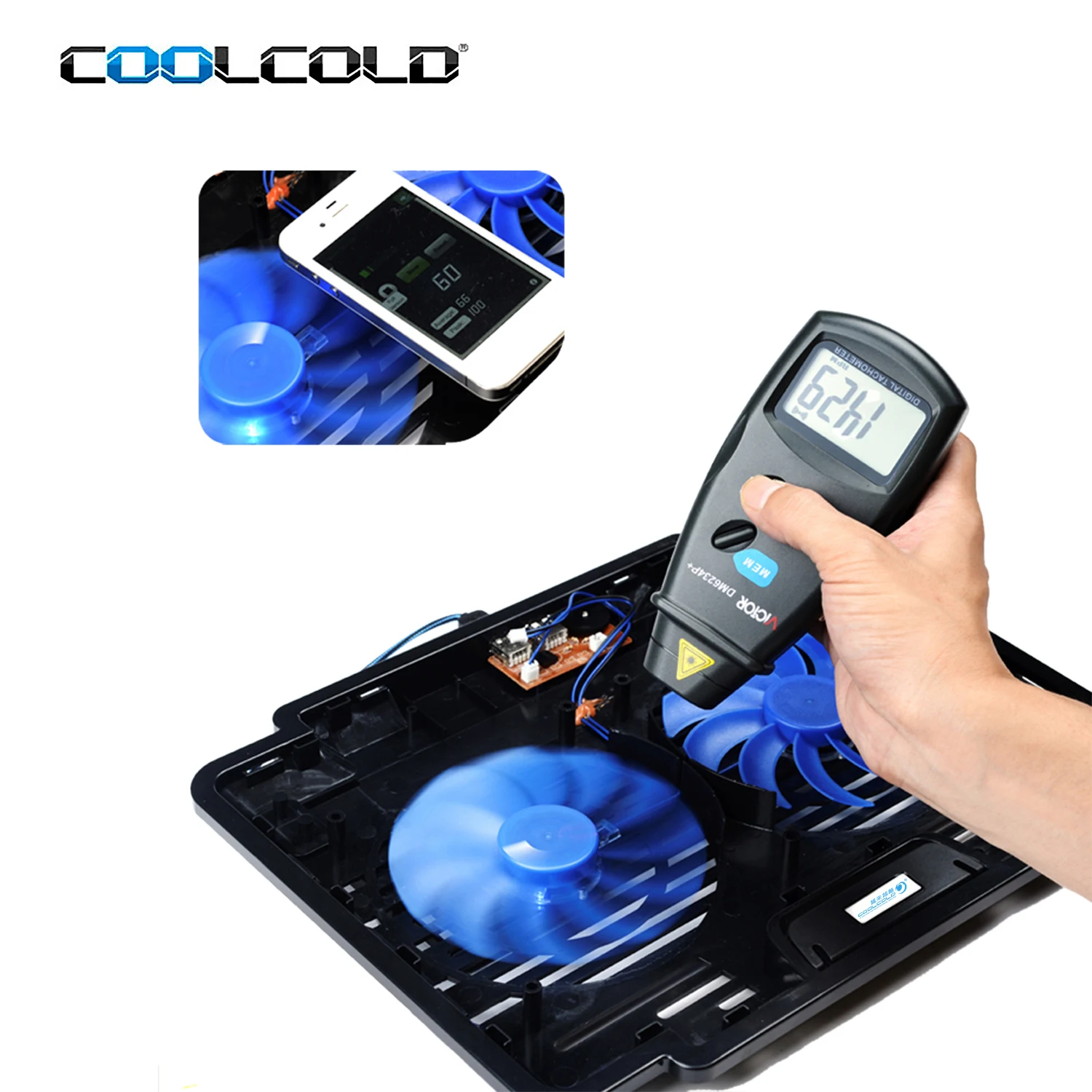 Manual Fan Speed Switch 15.6inch Notebook Cooling Fan cheap wholesale Laptop cooler stand