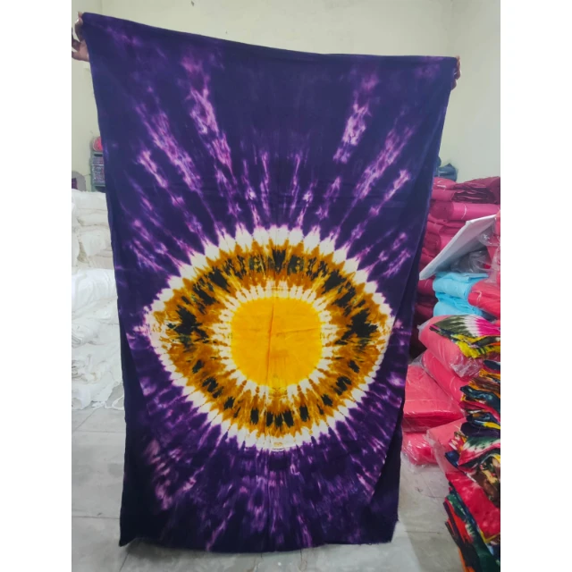 Very Oversized Loose fitting tunic dress shirring resort wear Boho Short dress tie dye handmade work women kaftan