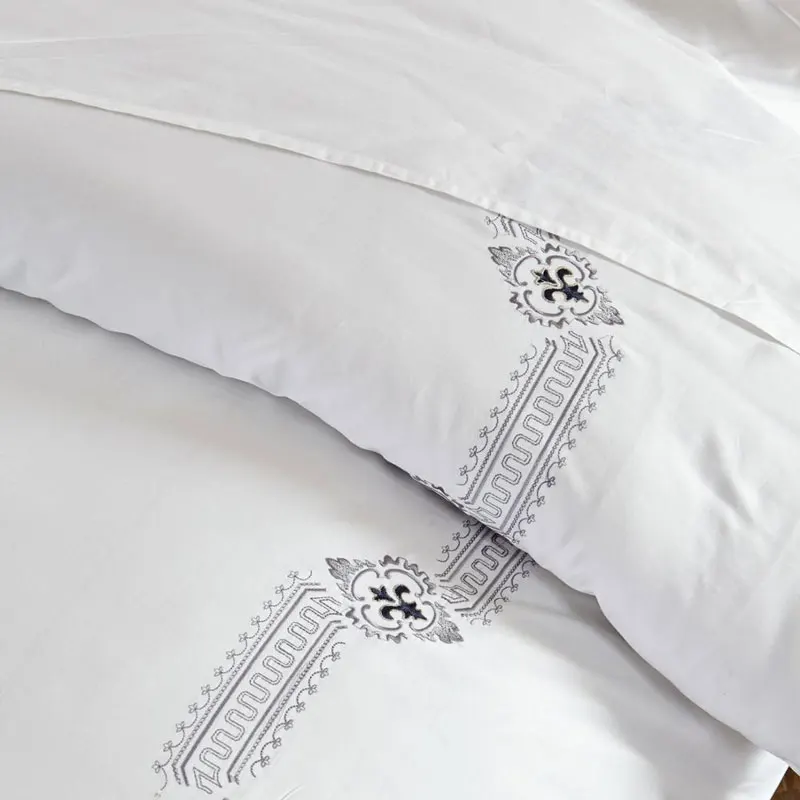 New Soft Cotton King Size Bed Linen Sheets Hotel Quality White