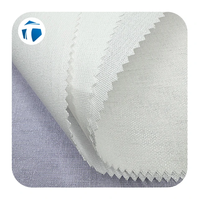 Custom Polyester Woven Bonded Baseball Cap Inner Support Shirt Collar Interlining Fabric