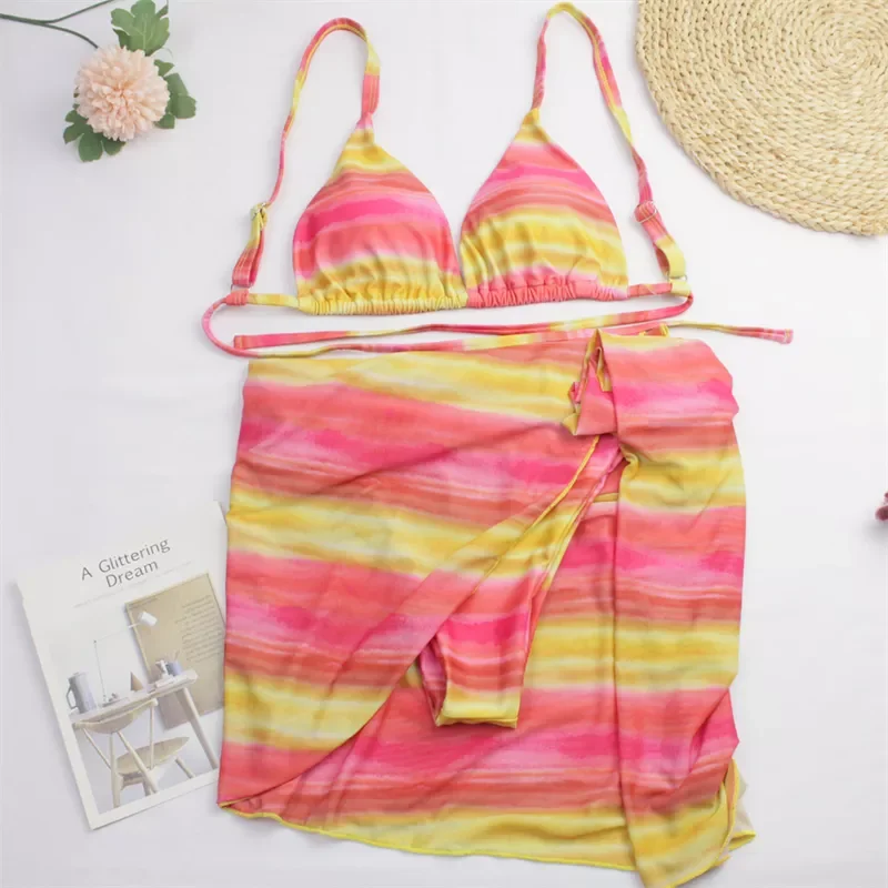 2023 Wholesale Print Swimwear Women Sexy Bikini Ladies Swim Beachwear Bathing Suits Meet Any Condition Bikinis & Beachwear