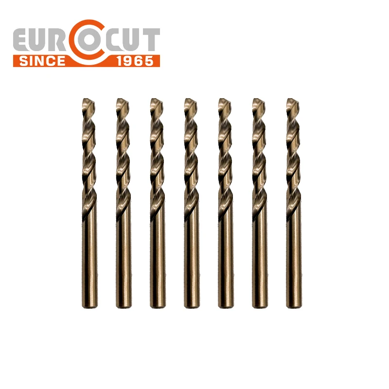 EUROCUT DIN338 HSS Cobalt 5% Drill Bit Metal Cutting Twist Bits
