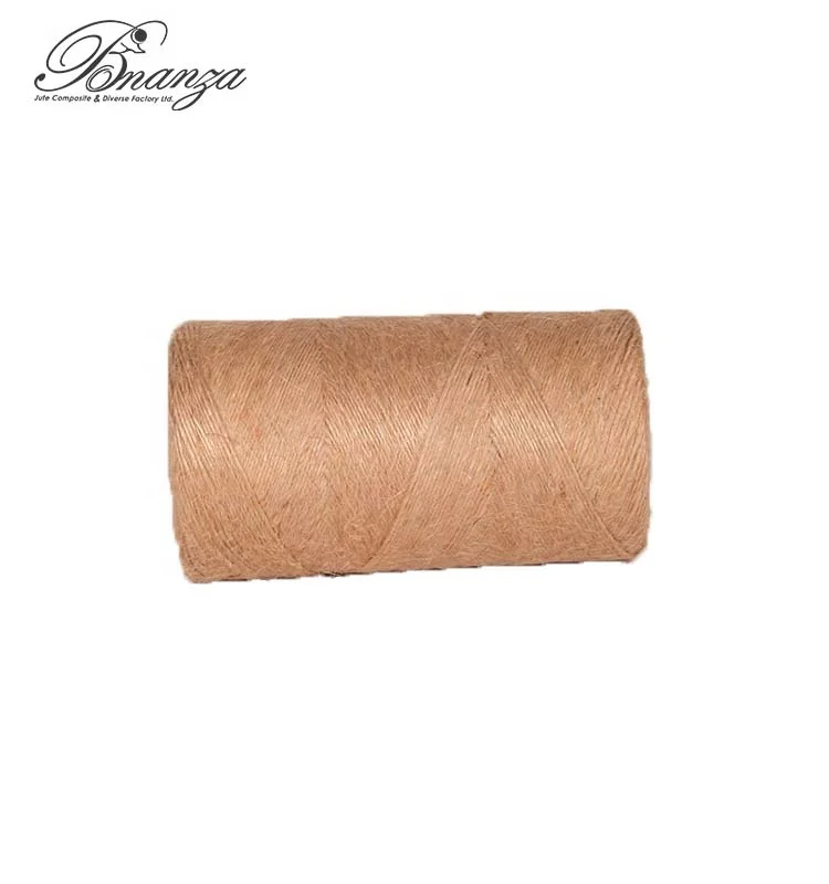 Top Selling Cheap Price 9.5 LBS 1 PLY Natural Color Jute Yarn Manufacturer From Bangladesh