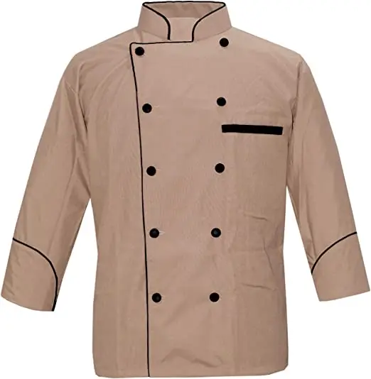 Premium quality new design hotel jacket chef coat restaurant waiter uniform wholesale customized color size style ODM