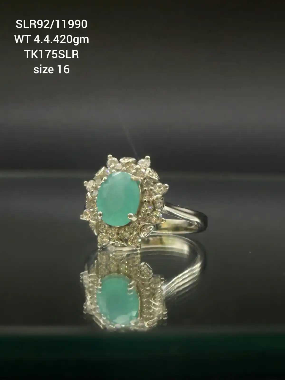 2024 Mixed coloured crystal gemstone womens ring light luxury beautiful zirconium ring micro-inlaid S925 silver gemstone rings