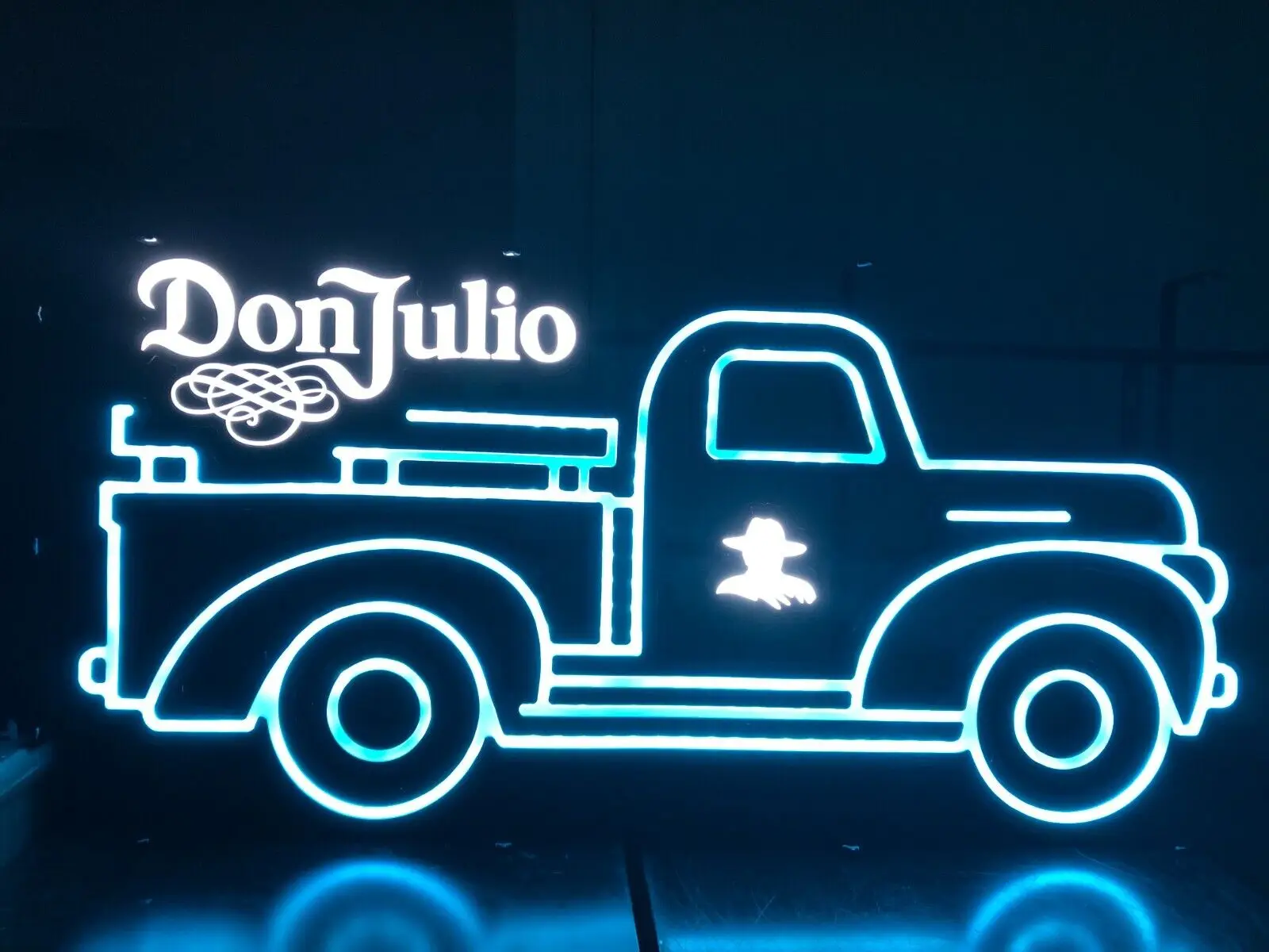 DON JULIO TRUCK LED BAR SIGN MAN CAVE GARAGE DECOR LIGHT TEQUILA LED SIGN 1942 LED bottle glorifier, bottle glorifier, acrylic w
