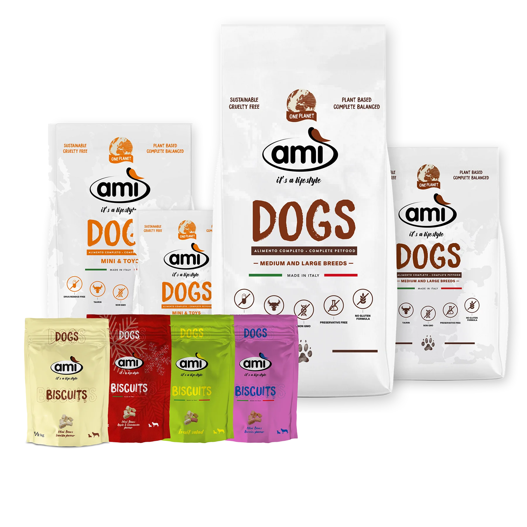 Собака супер премиум корм для домашних животных 100% растения на основе крупных и средних пород сделано в Италии собак 12 кг