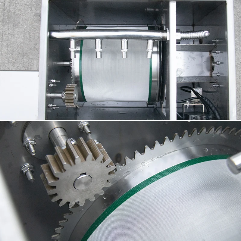 QihangRAS Aquaculture Fish Pond Rotary Drum Filters 5T/H Stainless Steel Drum FIlter for Koi Pond