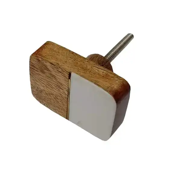 Handicraft Resin Wood Drawer Door Cabinet Knobs & Pull Handle Door Knobs at Low Price in India