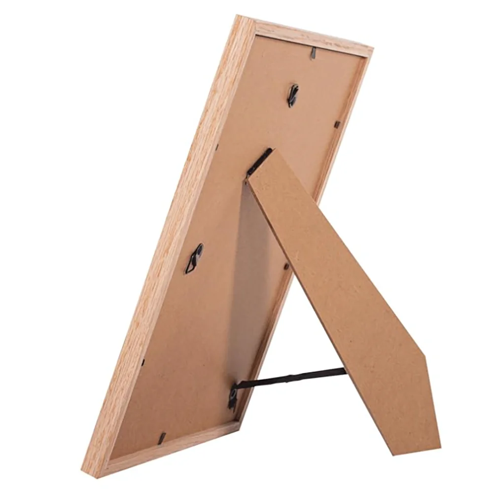 8x10 Solid Wood Picture Frames OAK Photo Frame with Clean Acrylic Cover for Wall Mounting or Tabletop Display