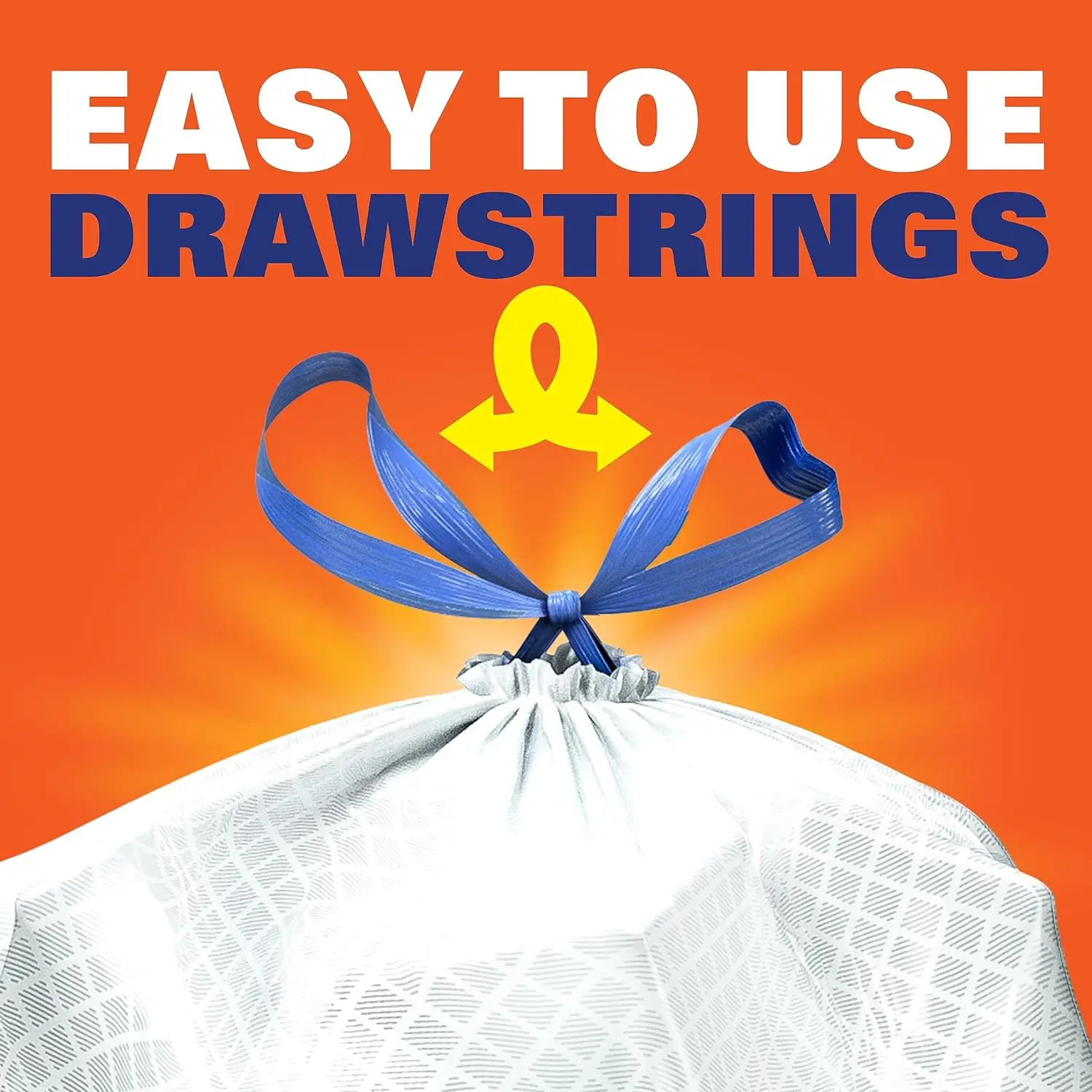 Ultra Strong 13 Gallon Trash Bags, Tall Kitchen Trash Bags, White, Lavender and Sweet Vanilla Scent, 80 Bags