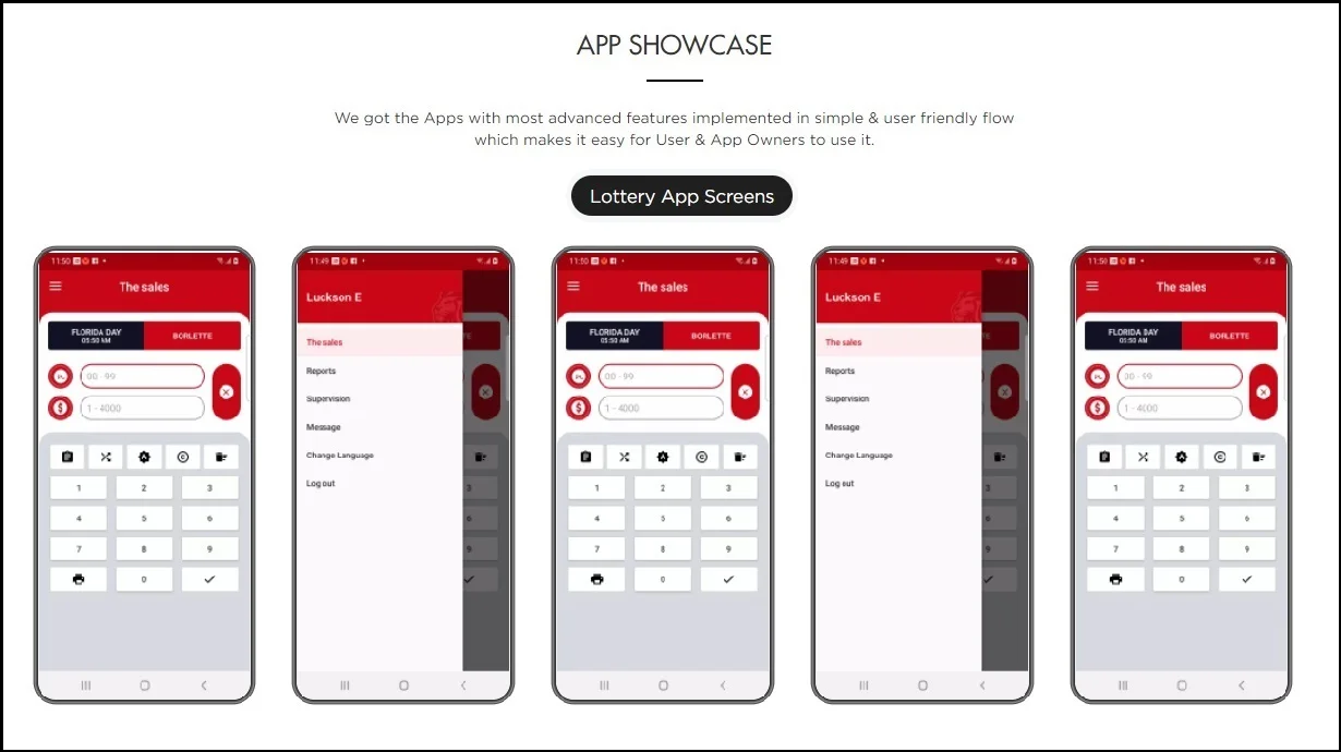 Lottery /E-Reader /custom Mobile App Development Ecommerce app development POS Software for supermarket