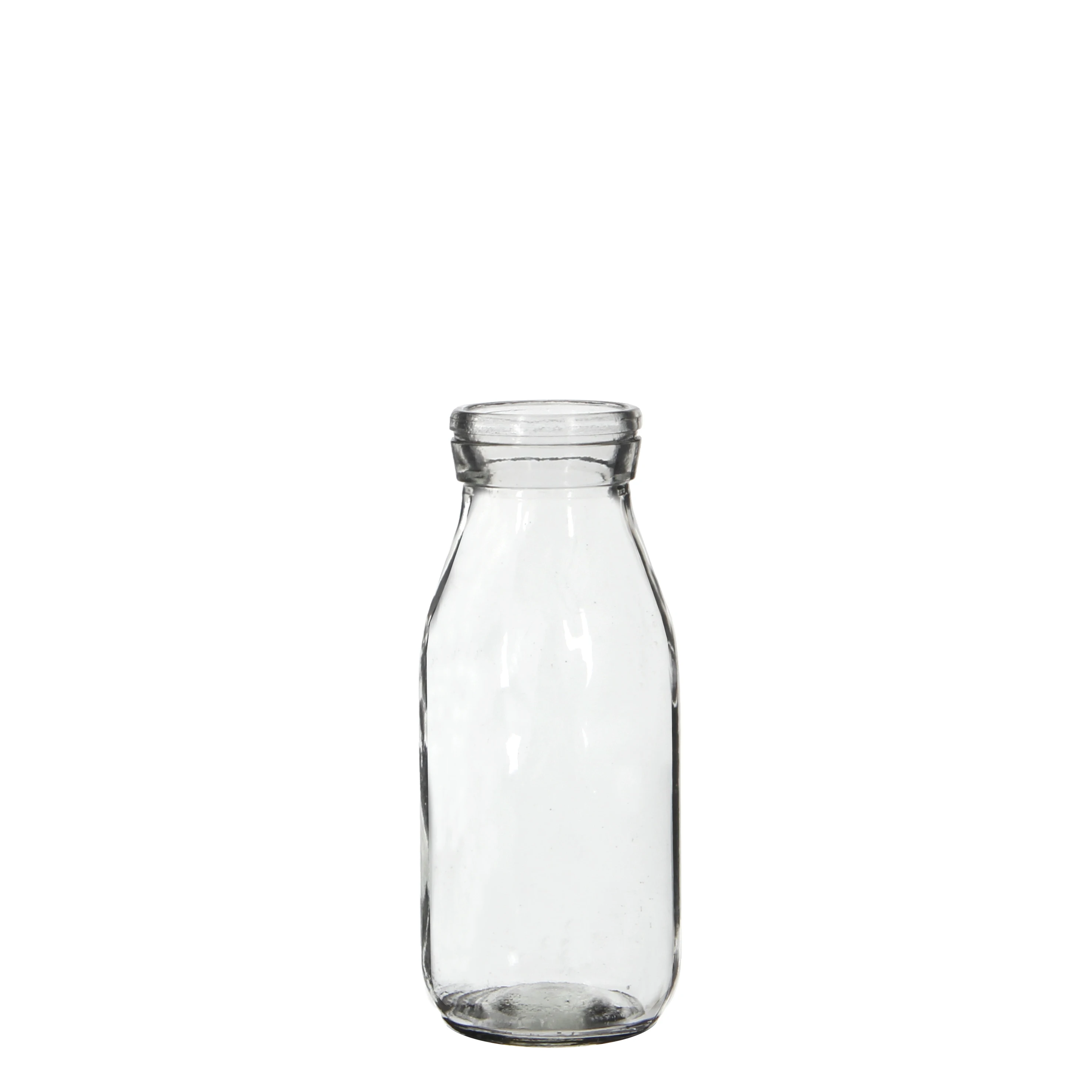 Decorative glass milk bottle vase in multiple sizes storage with cork food proof - 6 h.14 250ml  for Wholesale